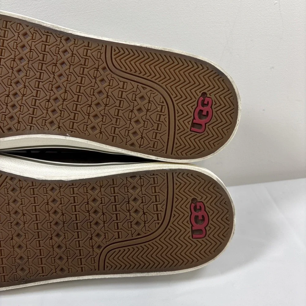 UGG Brock II Men's 13 Waterproof Sneakers Grizzly Brown Leather Suede 1098549
